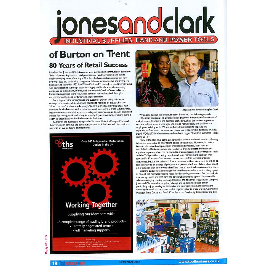 Tool Business and Hire Magazine September 2012